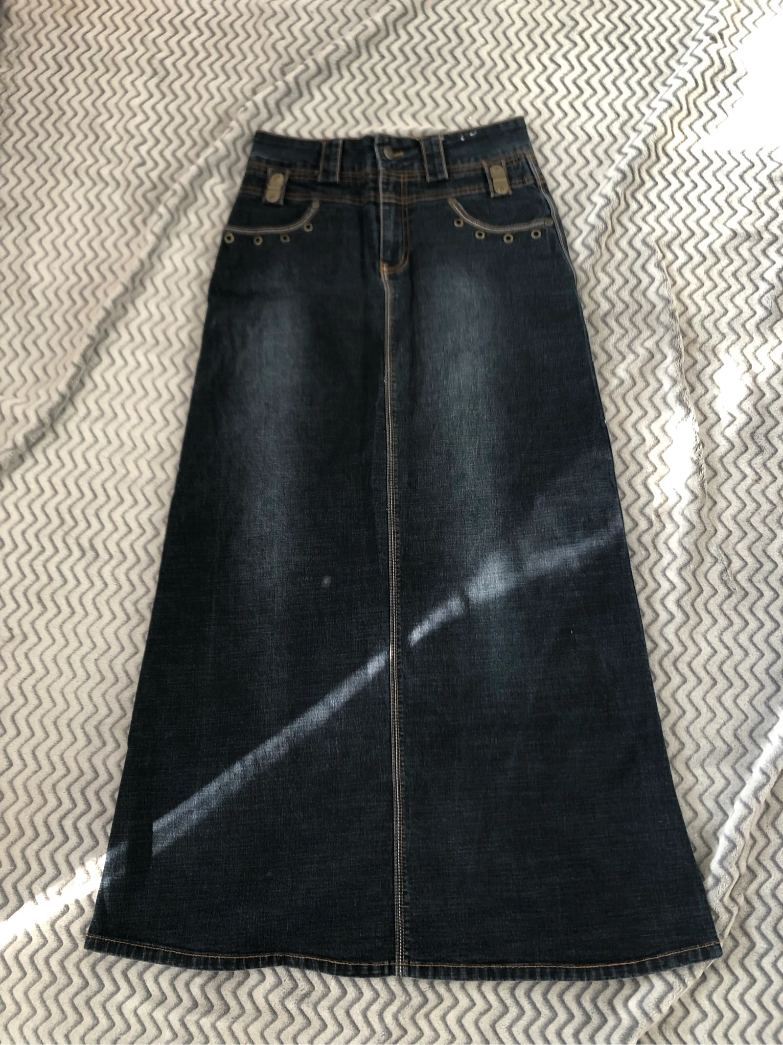 Jupe en jean longue taille 38 